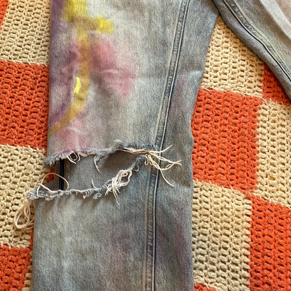 Size 6 womens straight leg H&M high rise jeans - Picture 4 of 17